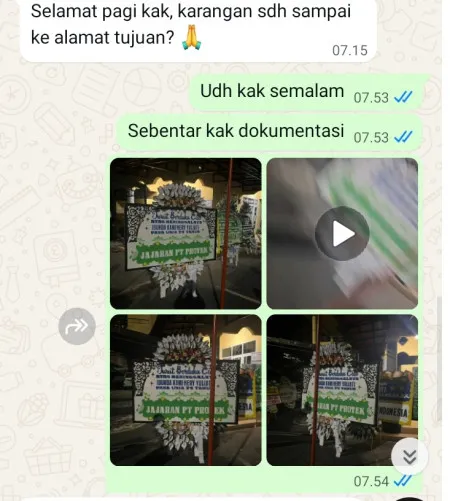 Pengiriman Papan Bunga Selamat Harapan Indah
