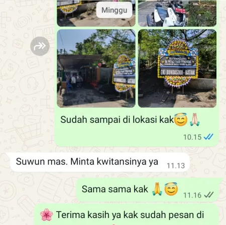 Pengiriman Papan Bunga Duka Harapan Indah