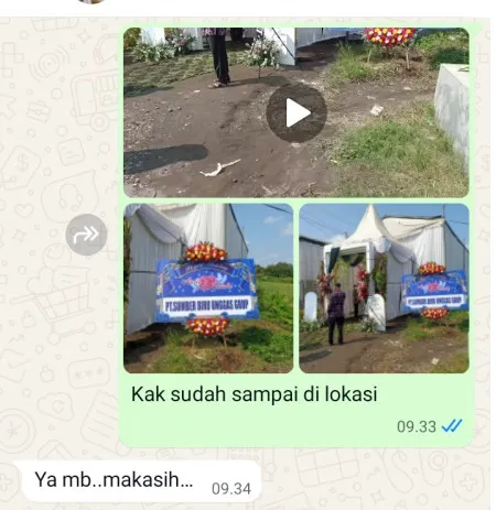 Pengiriman Karangan Bunga Harapan Indah