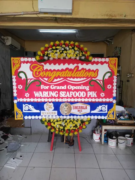 Papan Bunga Ucapan Selamat Harapan Indah